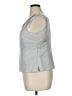 Kasper Silver Sleeveless Top Size 14 - photo 5