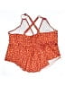BLOOMCHIC Floral Red Swimsuit Top Size 28 - photo 2