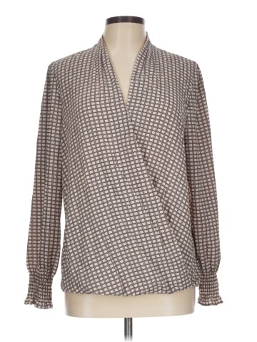 Adrianna Papell Long Sleeve Blouse (view 1)
