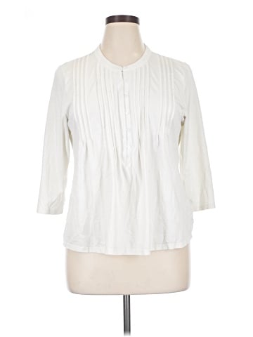 Lands' End 3/4 Sleeve T-Shirt (view 1)