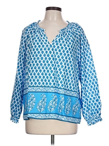 J.Crew Factory Store 3/4 Sleeve Blouse (view 1)