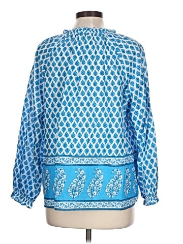 J.Crew Factory Store 3/4 Sleeve Blouse (view 2)