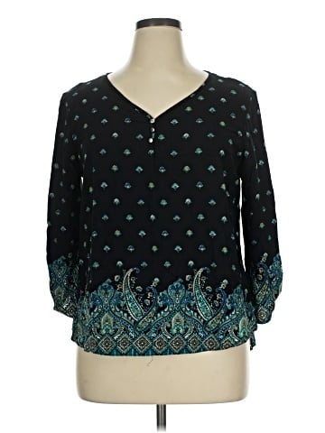 Sami & JO 3/4 Sleeve Blouse (view 1)
