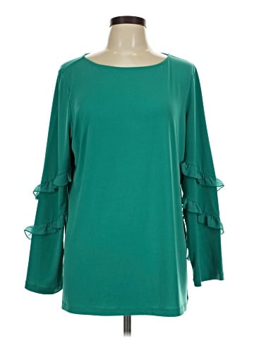 Susan Graver Long Sleeve Blouse (view 1)
