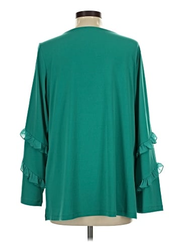 Susan Graver Long Sleeve Blouse (view 2)
