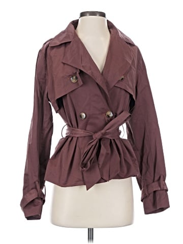 Fashion Nova Trenchcoat (view 1)