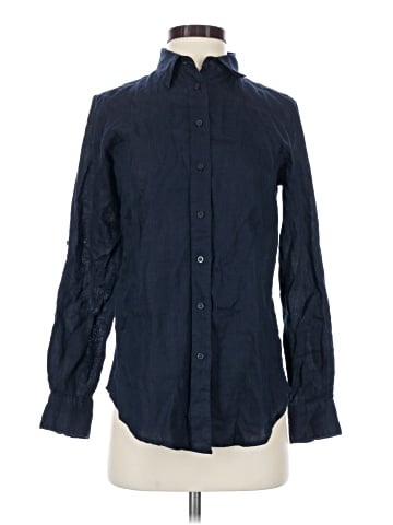 Lauren by Ralph Lauren Long Sleeve Button-Down Shirt (view 1)