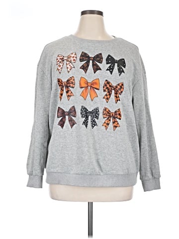 Shein Curve Long Sleeve T-Shirt (view 1)