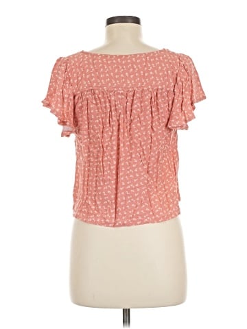 American Eagle Outfitters Short Sleeve Blouse (view 2)