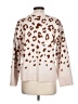Nine West Animal Print Ivory Pullover Sweater Size L - photo 2