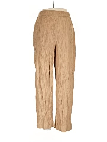 Madewell Crinkled Crepe Straight-Leg Crop Pants (view 2)