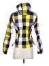 The North Face 100% Polyester Checkered-gingham Purple Jacket Size XS - photo 2