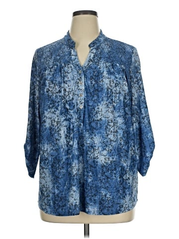 Notations 3/4 Sleeve Blouse (view 1)