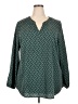 BLOOMCHIC Teal 3/4 Sleeve Blouse Size 18 - 20 - photo 1