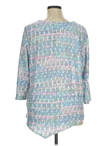 Alfred Dunner 3/4 Sleeve Top (view 2)