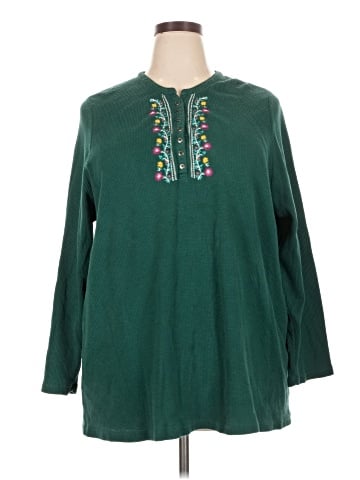 Woman Within Pullover Sweater (view 1)