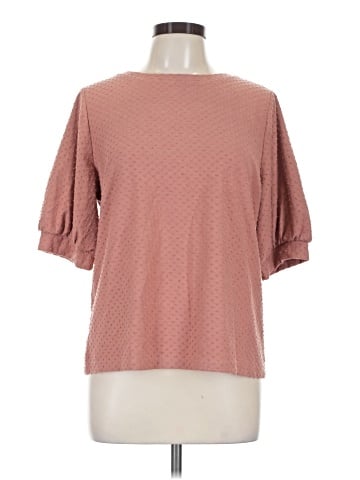 Ann Taylor LOFT Outlet Short Sleeve Blouse (view 1)
