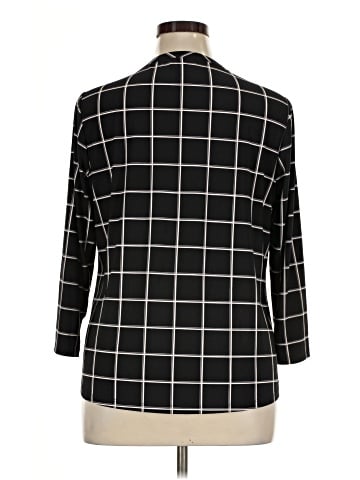 Anne Klein 3/4 Sleeve Henley (view 2)