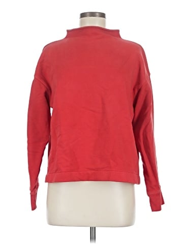 Madewell Long-Sleeve Funnel-Neck Sweatshirt (view 1)