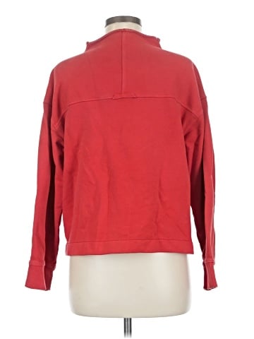 Madewell Long-Sleeve Funnel-Neck Sweatshirt (view 2)