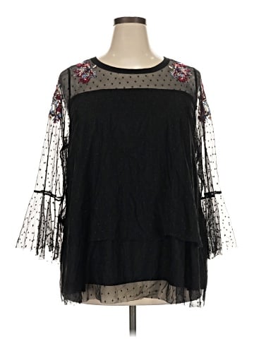 Lane Bryant 3/4 Sleeve Blouse (view 1)