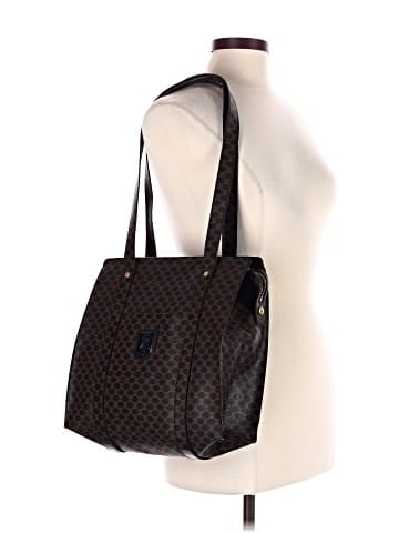 Céline Celine Zip Shopping Tote  Macadam Coated Canvas (view 2)