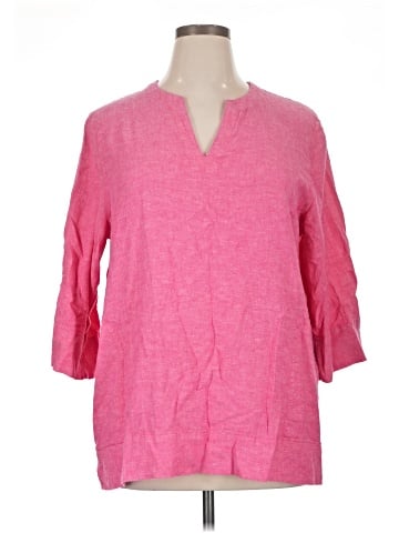 Lands' End 3/4 Sleeve Blouse (view 1)