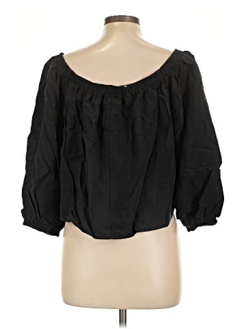 Topshop 3/4 Sleeve Blouse (view 2)