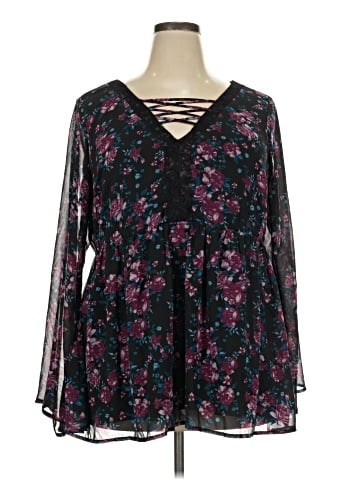 Torrid 3/4 Sleeve Blouse (view 1)