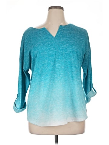 T by Talbots 3/4 Sleeve T-Shirt (view 1)