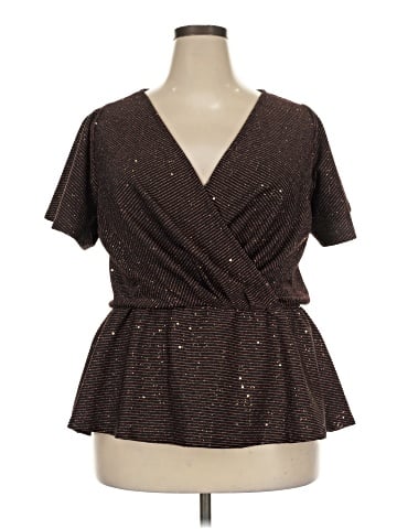 Lane Bryant Short Sleeve Blouse (view 1)