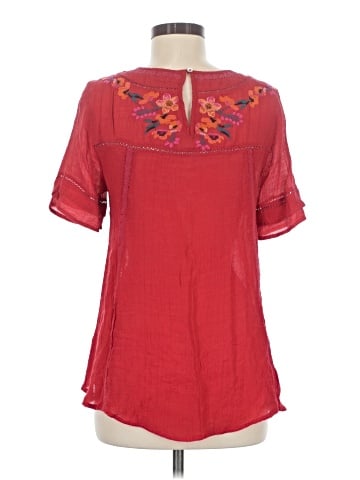 Umgee Short Sleeve Blouse (view 2)