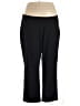 Lands' End Solid Black Active Pants Size 3X - photo 1