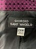 Giorgio Sant'Angelo 100% Polyester Houndstooth Purple Jacket Size 24W - photo 6