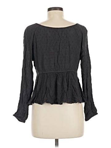 American Eagle Outfitters Long Sleeve Blouse (view 2)