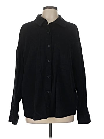 Divided by H&M Long Sleeve Button-Down Shirt (view 1)