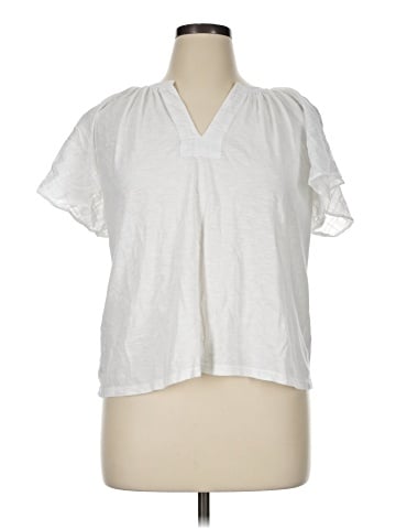 Ann Taylor LOFT Short Sleeve Blouse (view 1)