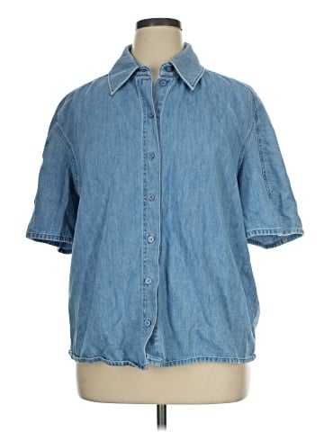 Cos Short Sleeve Button-Down Shirt (view 1)