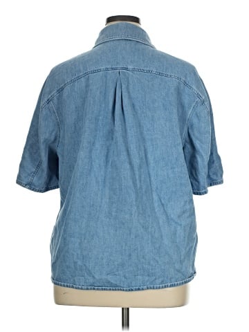 Cos Short Sleeve Button-Down Shirt (view 2)