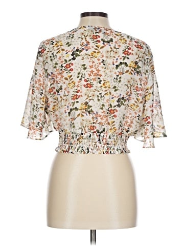 Allegra K Short Sleeve Blouse (view 2)