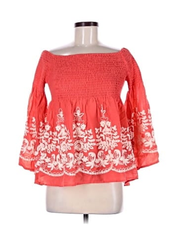 Flying Tomato 3/4 Sleeve Blouse (view 1)