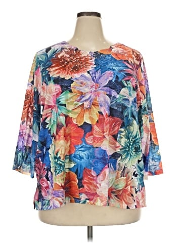 Alfred Dunner 3/4 Sleeve Blouse (view 1)