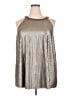Torrid Metallic Silver Sleeveless Blouse Size 3X Plus (3) - photo 1