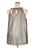 Torrid Metallic Silver Sleeveless Blouse Size 3X Plus (3) - photo 2