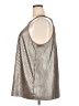 Torrid Metallic Silver Sleeveless Blouse Size 3X Plus (3) - photo 5