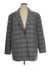 Open Edit Checkered-gingham Gray Blazer Size XL - photo 1