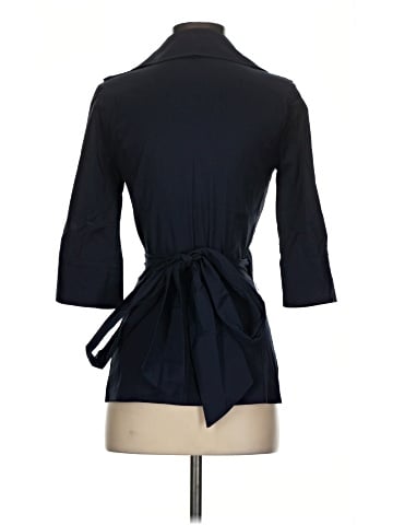 Diane von Furstenberg 3/4 Sleeve Button-Down Shirt (view 2)