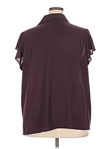 Calvin Klein Short Sleeve Blouse (view 2)