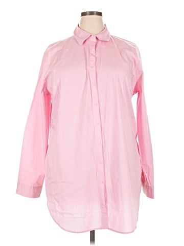 Fashion Nova Long Sleeve Button-Down Shirt (view 1)