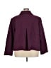 Giorgio Sant'Angelo 100% Polyester Houndstooth Purple Jacket Size 24W - photo 2